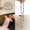 Floral Zircon Stone Womens Bracelet With Copper Material For Elegant Summer Fashion