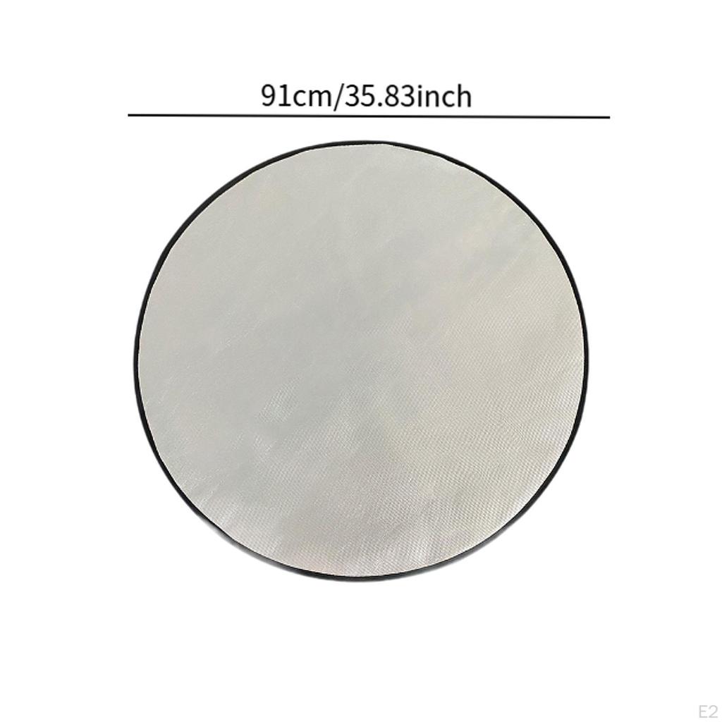 Fireplace Mat Barbecue Fire Blanket Reusable Round Stable BBQ Protector Grilling Floor