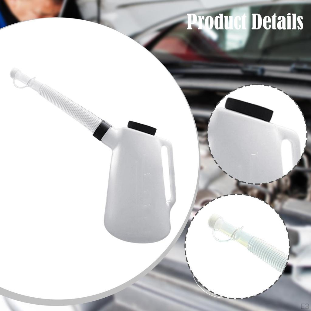 Engine Oil Dispenser Jug with Handle for Car And Motorcycle Use
