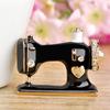 Thimble Needle Thread Seamstress Black Sewing Machine Brooch Women Pin Brooches Enamel Pins