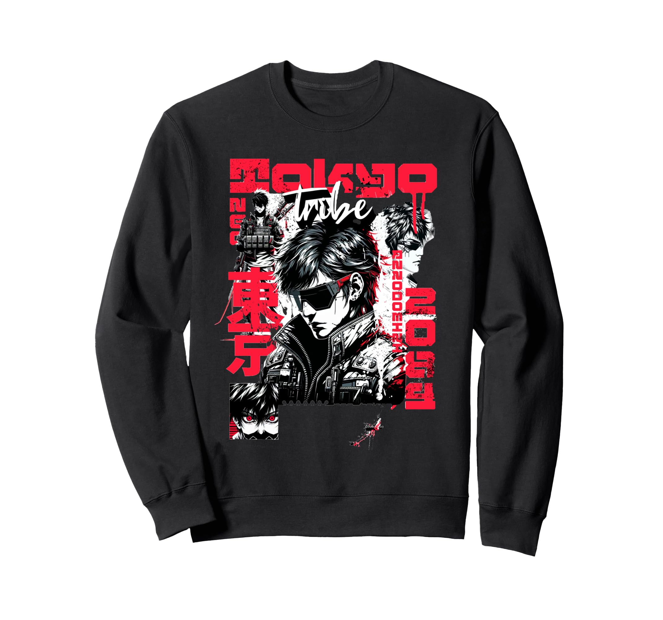 Japanese sweatshirts Manga, Tokyo, anime, merchandise, cute, men s, women s, kids чёрный