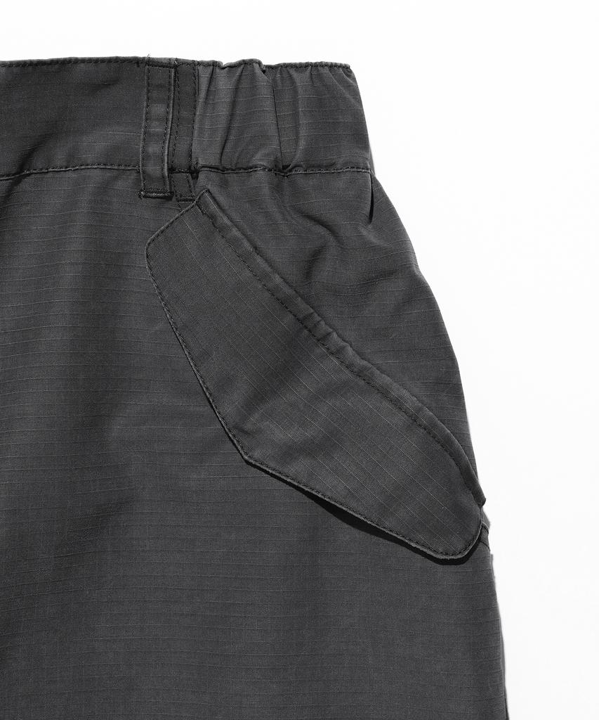 AECA Ripstop Washing Cargo Shorts-Charcoal