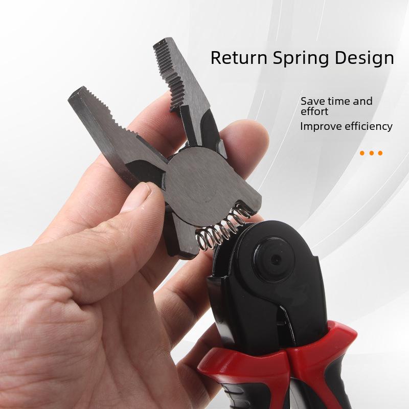 Five-in-One Multifunctional Pliers Set: Interchangeable Wire Cutter, Vise, Stripper