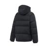 Li Ning Hooded Solid Color Raglan Winter Versatile Casual Short Down Jacket Women Outerwear Black AYMU700-3
