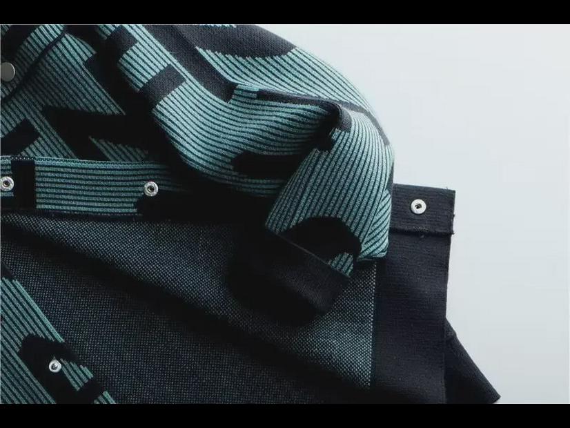 2022 Autumn/Winter Retro Men's Korean Lapel Cardigan: Trendy, Personalized, Loose Knit Sweater