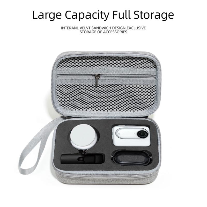 Travel Case Protective Organizers for GO 3S Camera, AntiScratch Hard Case With Organized Pockets