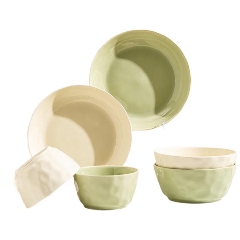 Jushang Two-tone Ceramic Dinnerware Set