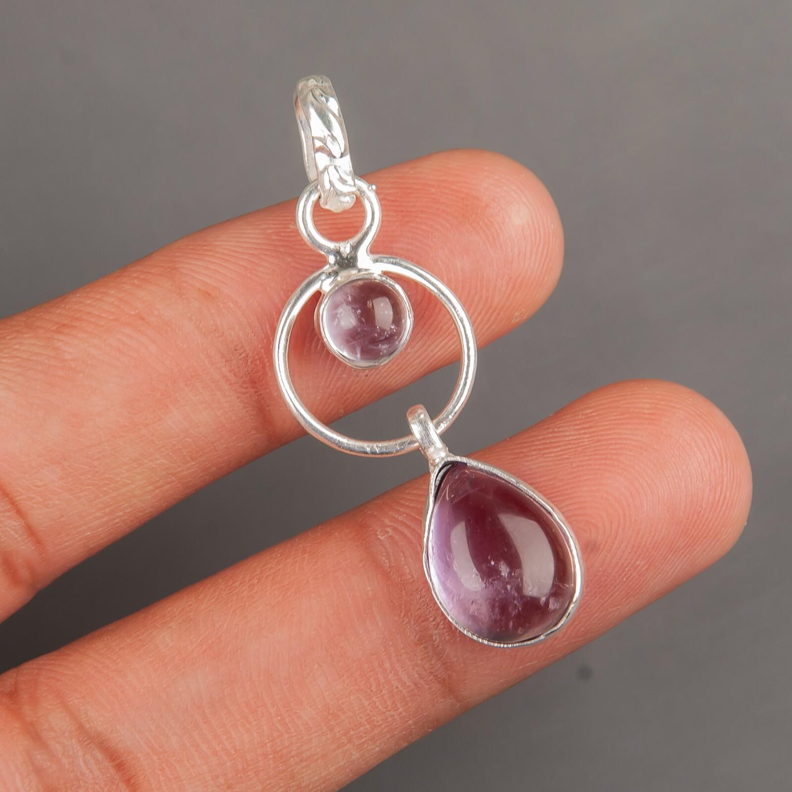 

Natural Ametrine Gemstone 925 Sterling Silver Jewelry Handmade Pendant 1.80 PP-10-22