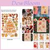 Colorful Cm2408010 Cute Gingerbread Man Stickers Perfect For Kids Birthday Parties