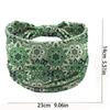 Fashion Stretch Boho Headband Cotton Wide-brimmed Wide Headwrap Sweat-wicking Mandala Flower Workout Head Bands Hair Accessories