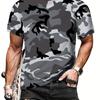 Camouflage Print Men's Tshirt Casual Comfortable Streetwear 3D Summer Outdoor Short Sleeve Crew Neck Sports Top Training T-shirt