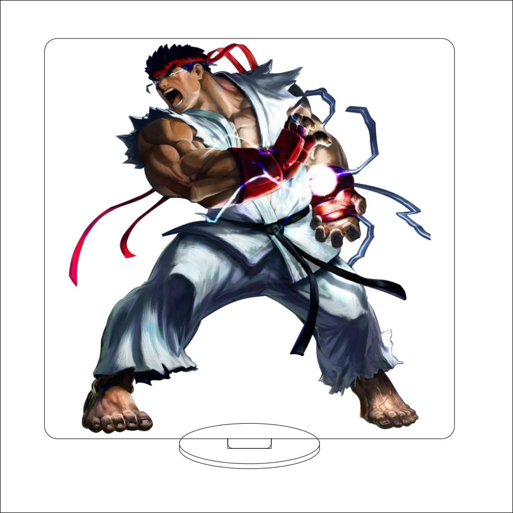 16CM Anime Sutorīto Faitā Figure Stand Model BLANKA/ZANGIEF/DHAISIM/Cammy White Cute Desk Decor Standing Sign Gifts