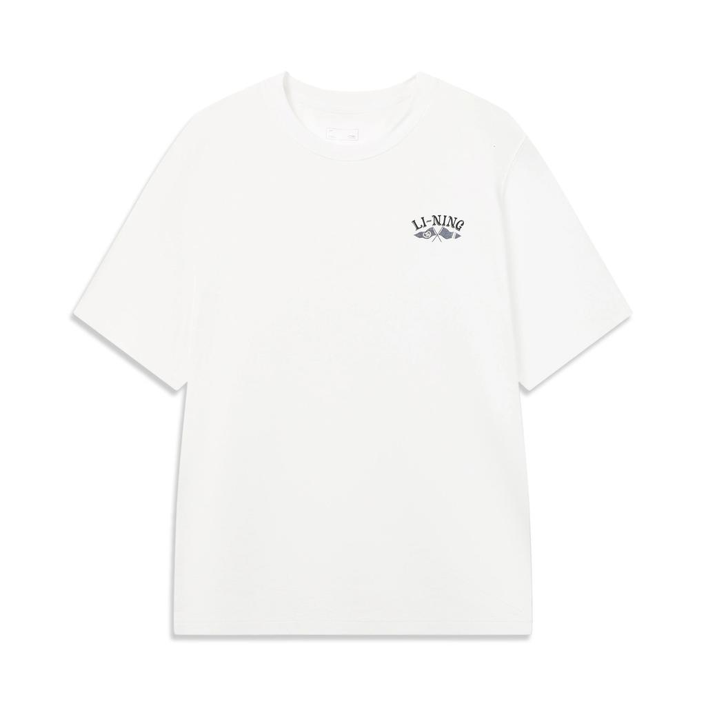 Li-Ning Badfive Solid Color Round Neck Short Sleeve T-Shirt Men Tops AHSWB29-1