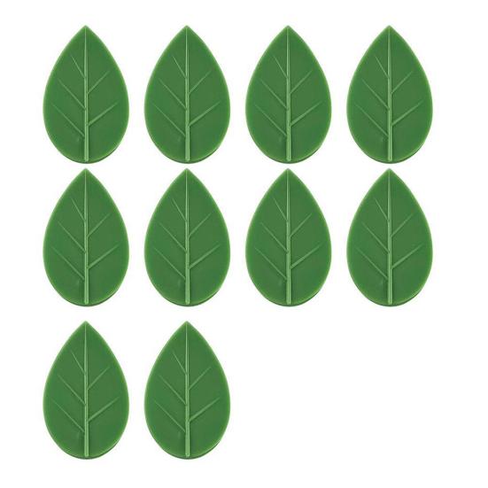 

10Pcs Plant Vine Clips Green Leaf Shape Clips with Adhesive Wall Vine Clips for Climbing Plants Pothos Ivy Monstera Philodendron 10pcs