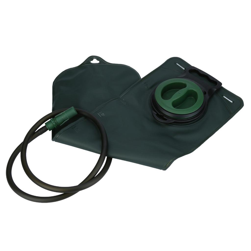 Portable 2L TPU Hydration Bladder for Camping Cycling Hiking Running Large Opening Sports Water Bag Green Green 2L