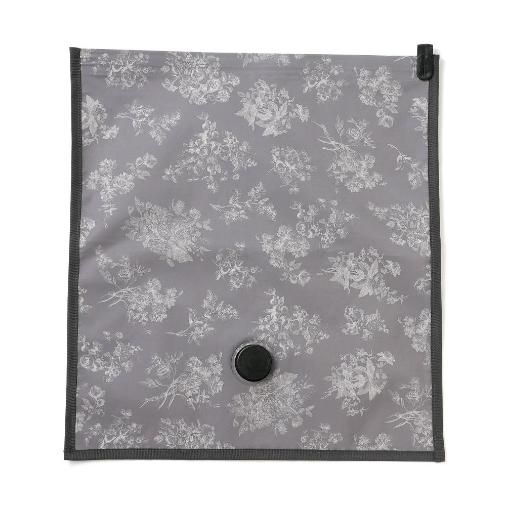 Franc Franc Japan Classic Flower Air Compression Pack Dark Grey