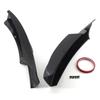 Gloss Black Front Bumper Side Splitter For BMW 3 Series E90 M-Tech LCI 2009-2012