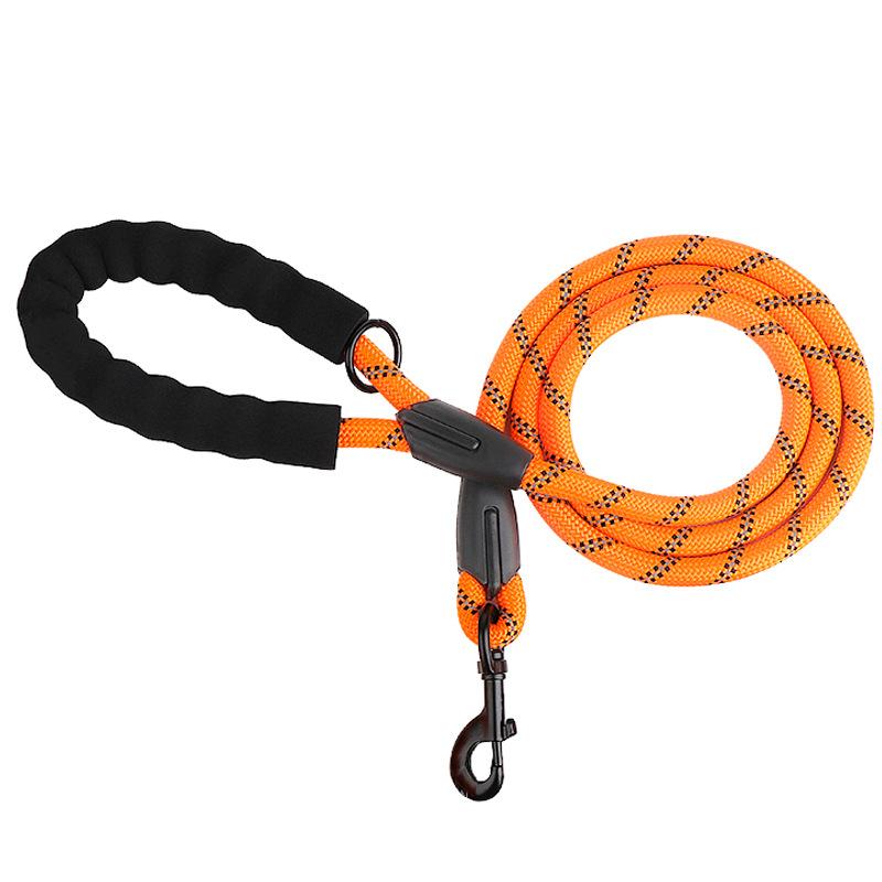 New dog leash pet products leash reflective nylon round rope walking dog rope dog leash dog chain