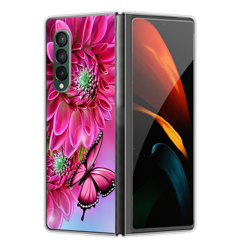 Etui na Samsunga Z Fold 5 Słodkie Modne Twarde Przezroczyste Etui na Telefon dla Samsunga Galaxy Z Fold5 5G ZFold 4 6 5G Powłoka Ochronna ZFold6