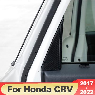 ABS drzwi wewnętrzne słupek A rama głośnika wysokotonowego dekoracyjne naklejki akcesoria do modyfikacji dla Honda crv CR-V 2017 2018 2022
