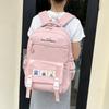 Spacious Versatile Backpack for Middle and High School Students, Lightweight, Large Capacity, Unisex