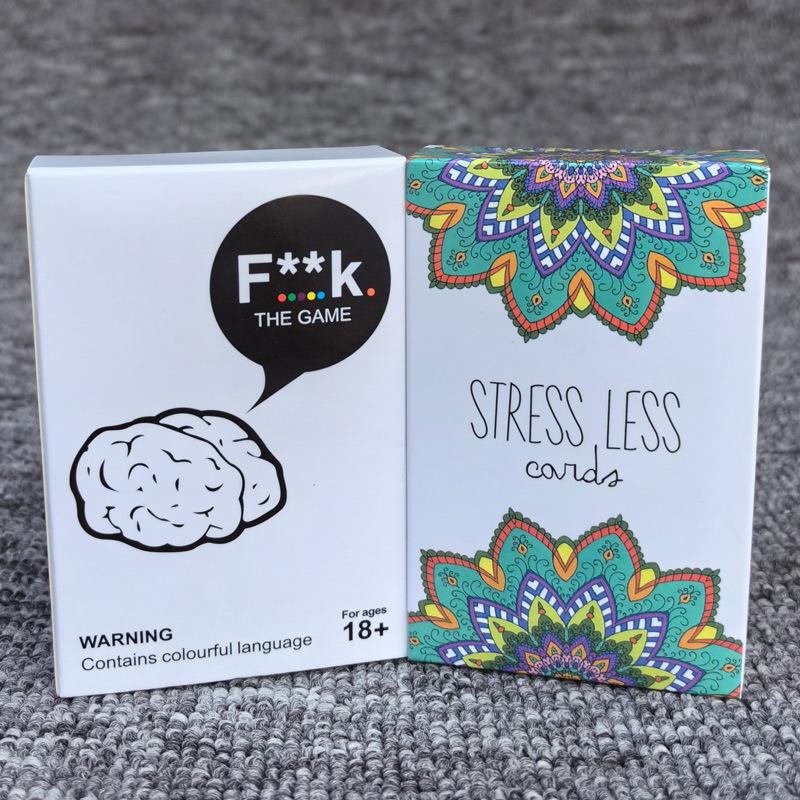 English Stress Less Cards: Decompression Party Board Game