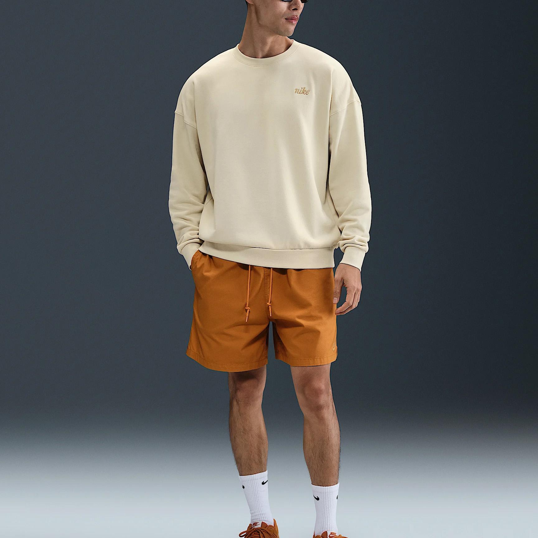 

Nike Повседневное Дышащее Мягкое Удобное Свободное Худи Мужские худи Светло-Хаки Парашютно-Бежевый IB8360-229 M