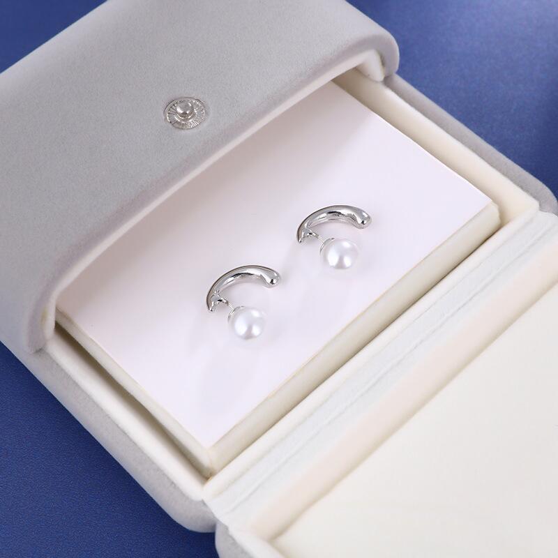 Стильные Серьги-Гвоздики из Изогнутого Металла Золотого Цвета для Женщин Сладкий Корейский Стиль Модные Серьги Универсальные