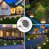 Toodour Solar Garden Lights, Outdoor Use, 8-Pack, Waterproof, Ground-Mounted, Automatic OnOff, Sensor Included, Solar Panel Charging, Bright