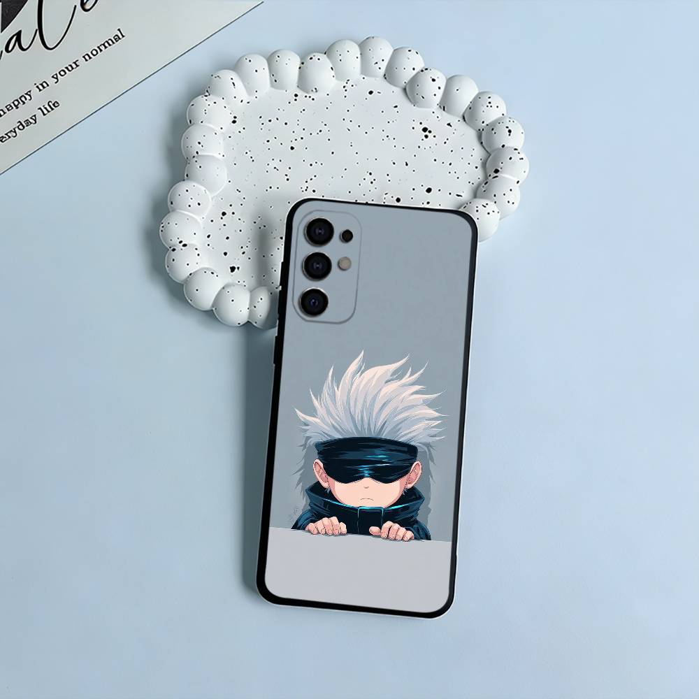 Favorite Anime Characters-S-Satoru G-Gojo Soft Silicone Case for Samsung S25, S24, S21, S22, S23, S30, Ultra, S20, Lite-Black