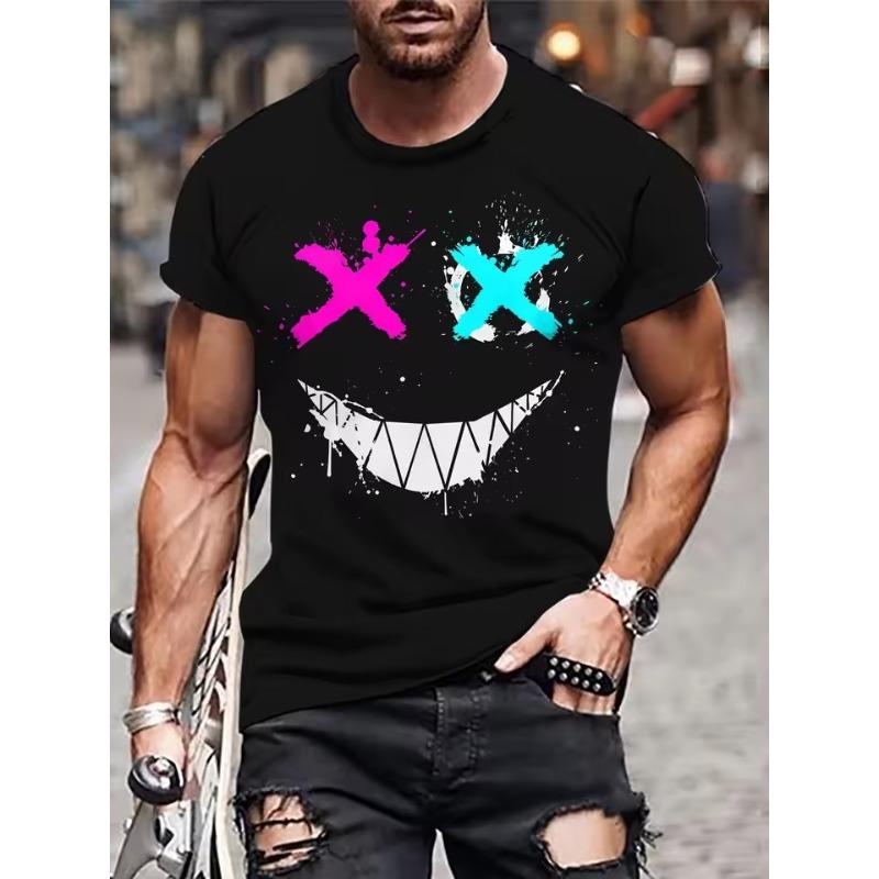 

Ретро мужская футболка 3D Ретро принт Короткий рукав Полосатый топ Модная масляная футболка Мужская летняя футболка Футболка оверсайз 6XL