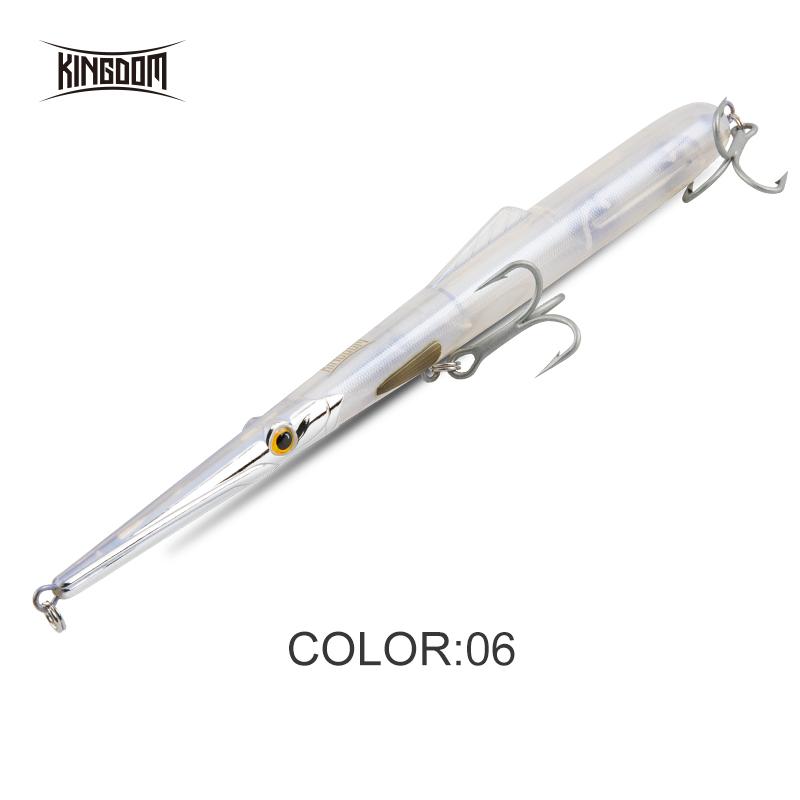 Kingdom Long Casting Pencil Fishing Lure 11g 13g 30g 40g 130mm 205mm Floating & Sinking Stickbait  Bass Saltwater Needle Pencil