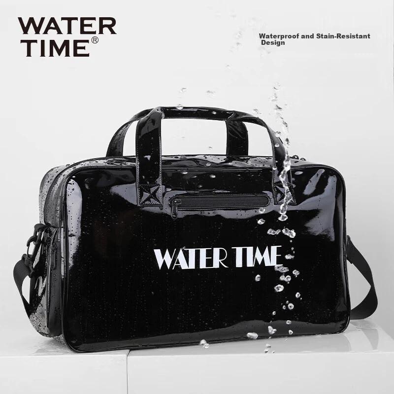 WATERTIME Swimming Bag, Fitness Bag, Swimwear Storage Waterproof Bag, Silver