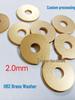 Thickened Brass Copper H62 Flat Gasket Washer - Enlarged Non-standard Metal Sealing Washer