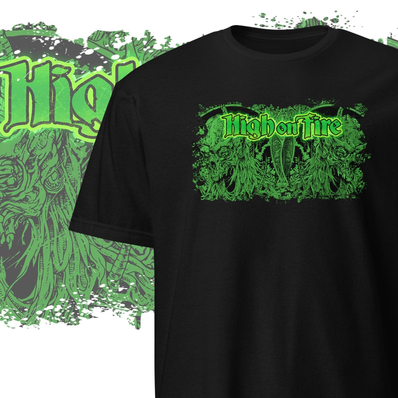 High on Fire T shirt Sludge Metal Band Merch 4XL