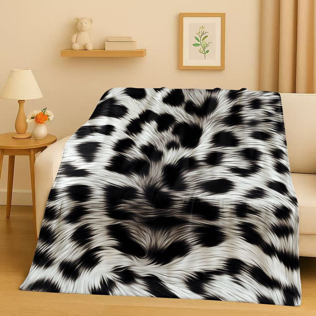 HD Zebra Tiger Leopard Beast Stripe Print Art Flannel Blanket,Ultra Soft Warm Plush Throw for Home Bedroom Bed Sofa Cover Office