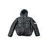 STONE Island Unisex Moda Omuz Kapitone Şişme Kapüşonlu Kışlık Mont