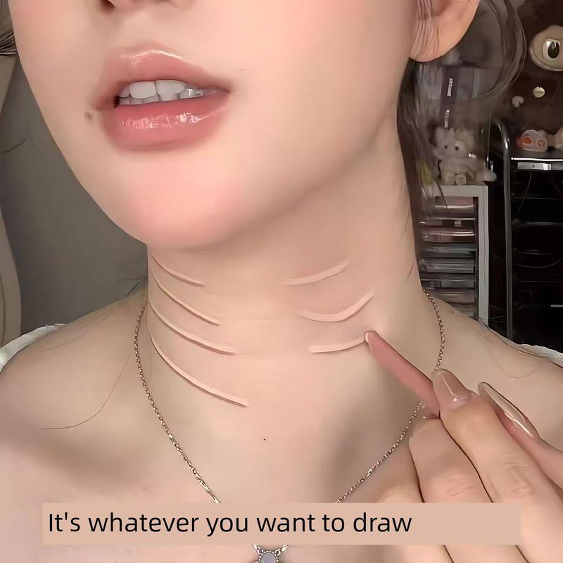 Korean Makeup Artist's Special Double-Ended Pen for Natural Under-Eye Contouring and Highlighting, Two-In-One, Long-Lasting, Smudge-Proof, Waterproof