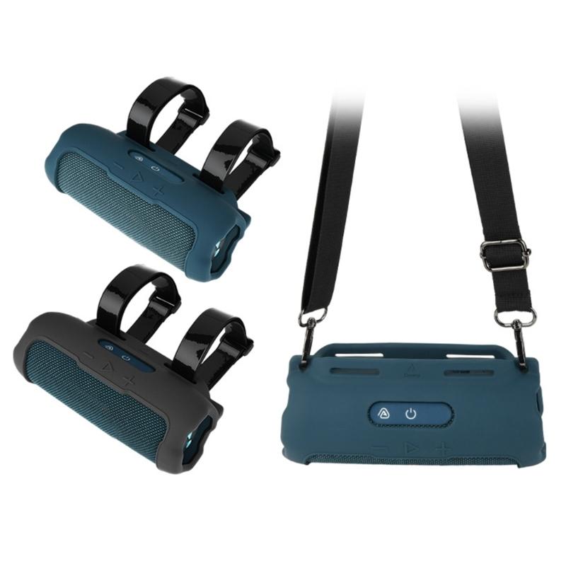 Speaker Guard Case With Detachable Carrying Strap Enhances Drop Resistance Precise Openings for Flip 7