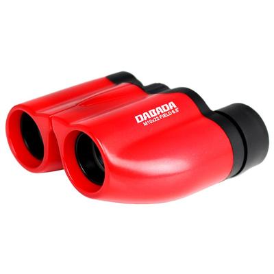 DABADA Binoculars 10x Lightweight Compact Opera Glasses with 2 Straps (Red)