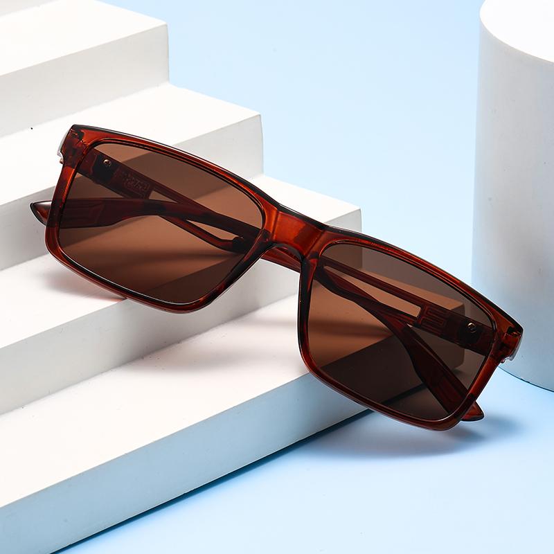 Popular Square Large Frame Sun Glasses Outdoor Driving Sunglasses for Men Women Brand Designer Fishing Glasses