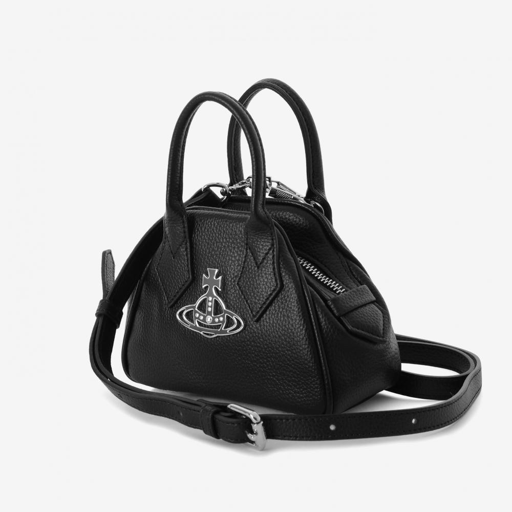 Vivienne Westwood 5c010006w S000d N403 Yasmin Vegan Bio Green Grain Mini Top Handle Tote