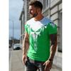 Men's T-shirts Outdoor Breathable Round Neck Short Sleeve Summer Shirt 3D Full Body Printed Unique Pattern, Casual Sports Street