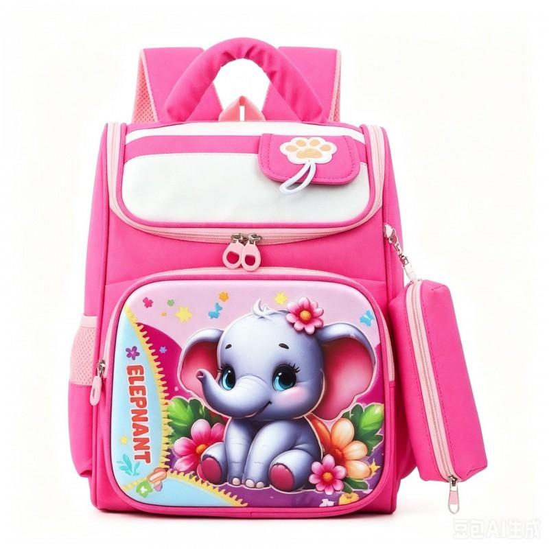 Kids 3D Hardshell School Backpack With Cartoon Design - Lightweight Ergonomic Bag Elementary Students