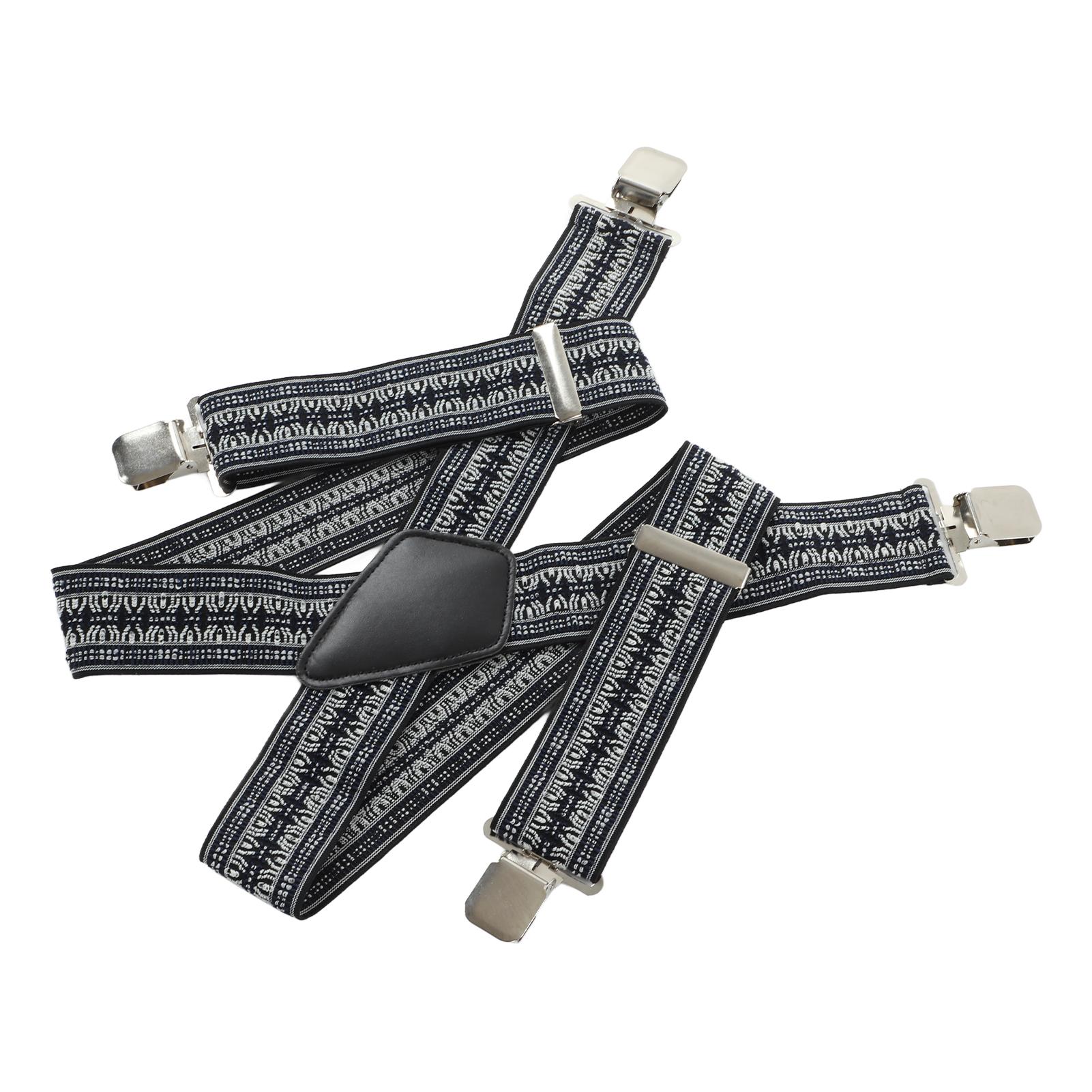 

Мужские подтяжки персонализированные модные супер эластичные китайские этнические чулки с четырьмя зажимами