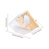Parakeet Nesting Box Wood Bird Cage House Easy To Clean Transparent Bird Nesting Box For Budgie Bird Breeding Box