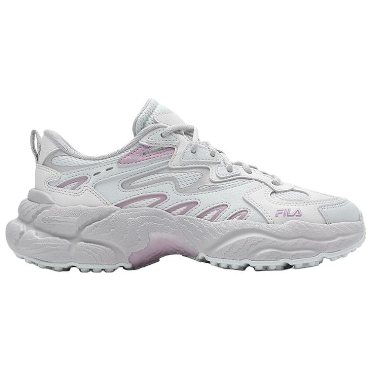 Fila Fern Buty Casualowe Wygodne Trwałe Niskie Sneakersy Lifestyle Damskie sneakersy Biały Różowy F12W521119FBS