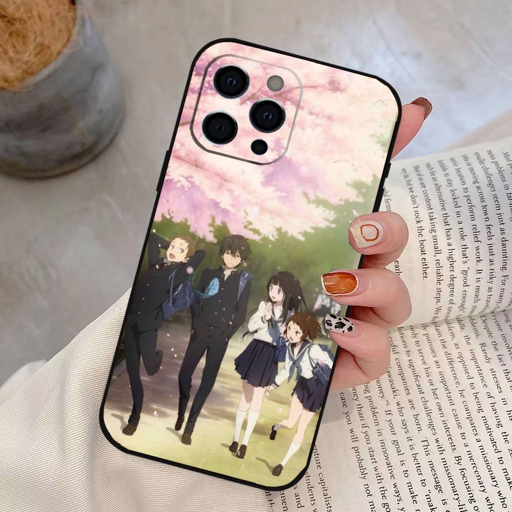 

Hyouka Hotaro Oreki Phone Case For iPhone 17, 16,15,14,13,12,11 Plus,Pro Max, Others Soft Black Cover iPhone12ProMax