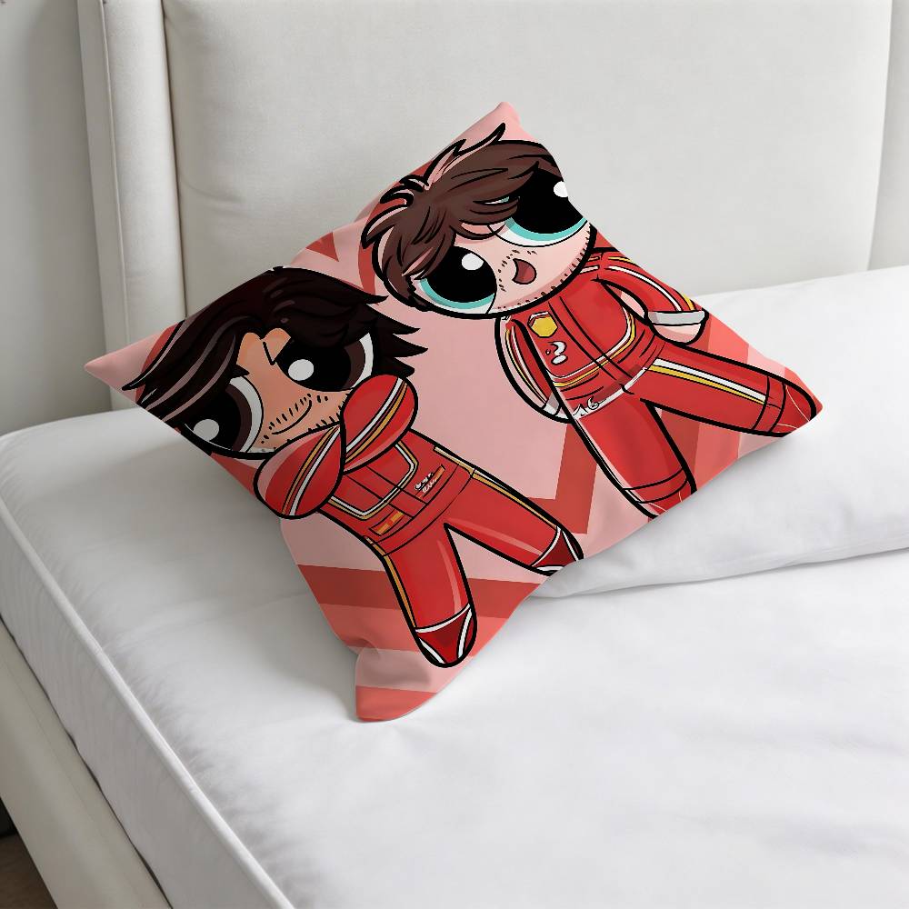 Cute CCharles LLeclerc Square Pillow Case Soft Decorative Throw Pillow Cover for Home Sofa Bed