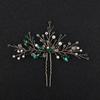 Green Hair Combs For Women Hair Accessories Bridal Headwear Hair Clip
